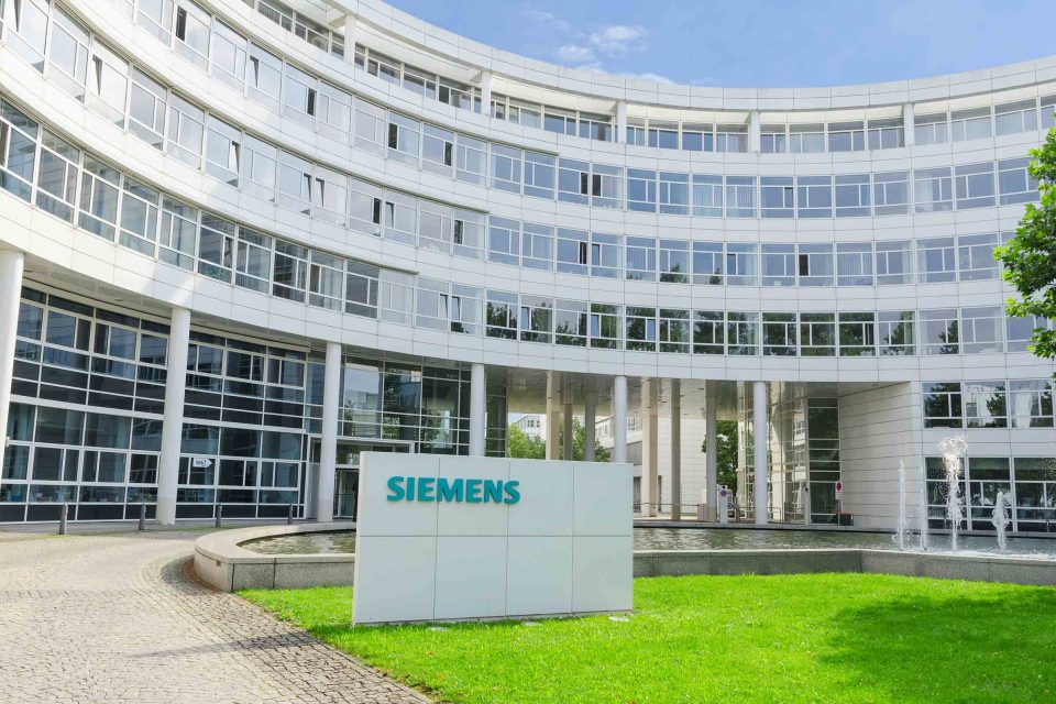 Siemens Hauptsitz in München, Deutschland