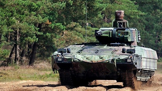 Nicht nur die Kriegsangst um die Ukraine treibt das Geschäft von Rheinmetall an.