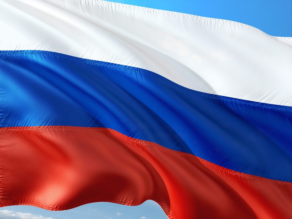 Die Flagge Russlands