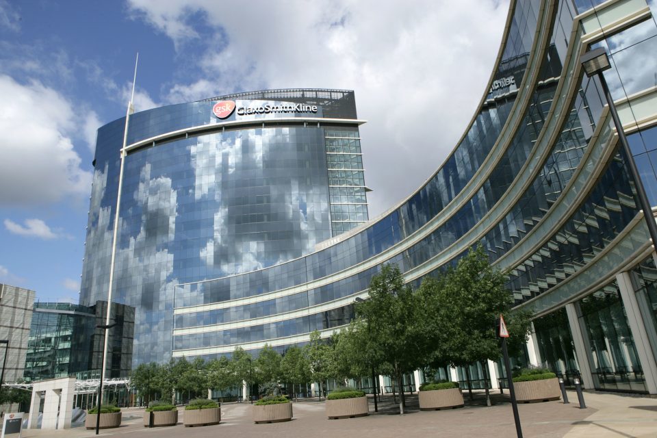 Das Hauptquartier von GSK in Brentford