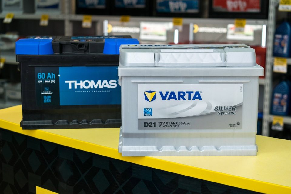 Eine Varta Silver Dynamic Autobatterie