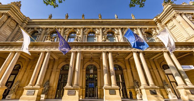 Die Deutsche Börse in Frankfurt an Main