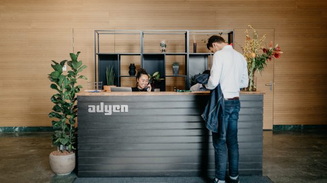 Empfang eines Adyen-Office in Amsterdam