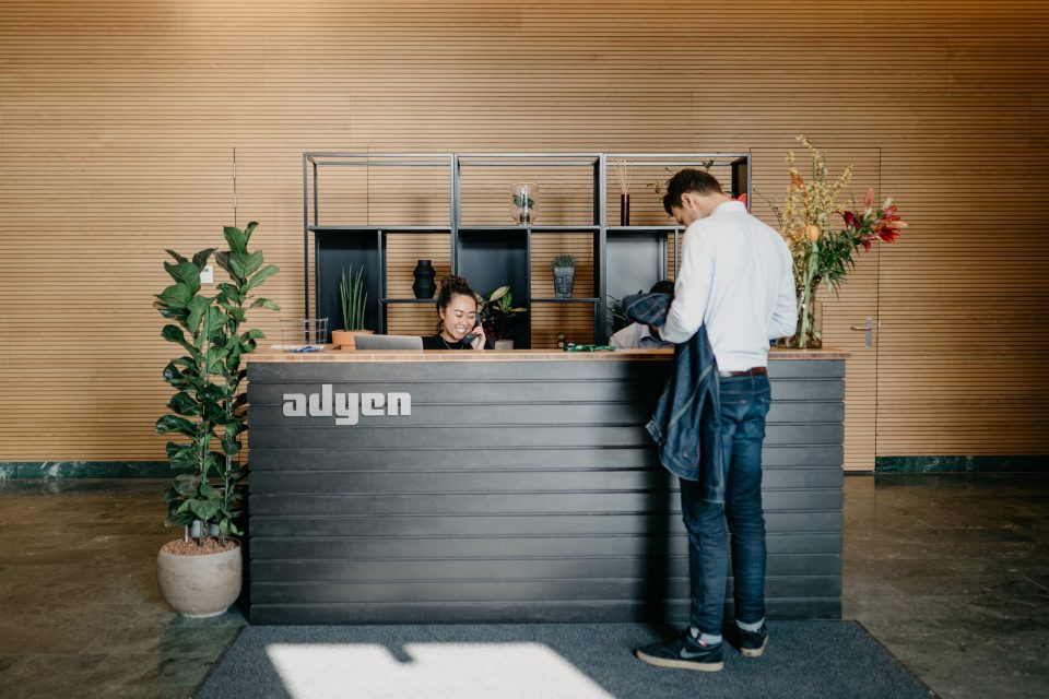 Empfang eines Adyen-Office in Amsterdam