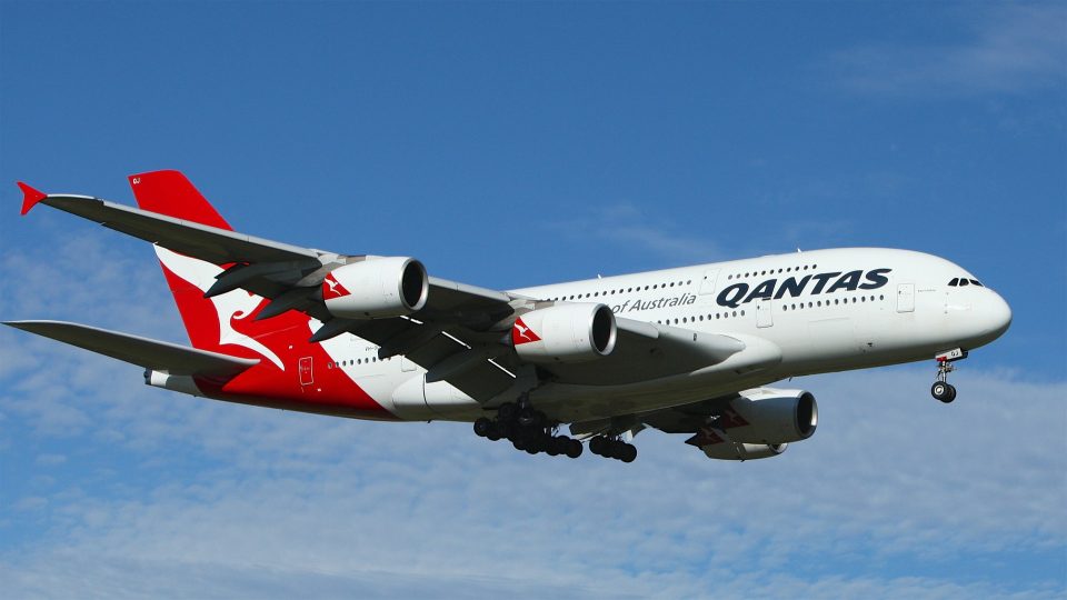 Flugzeug von Qantas