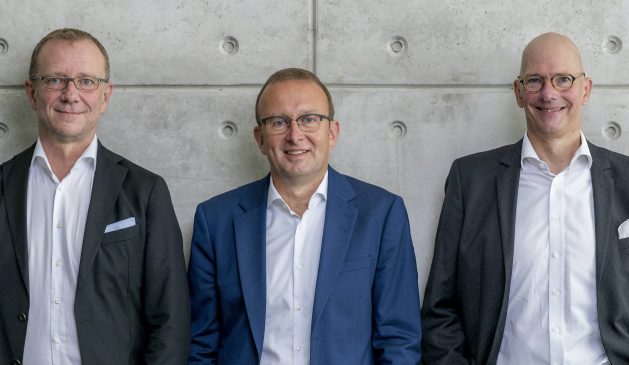 Geschäftsführung des AGV Banken v.l.n.r.: Ulf Grimmke, Carsten Rogge-Strang, Jens T. Thau