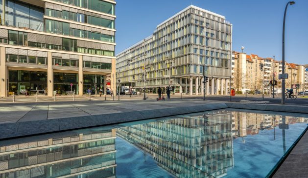 Außenansicht des GDV-Gebäudes in Berlin, Deutschland