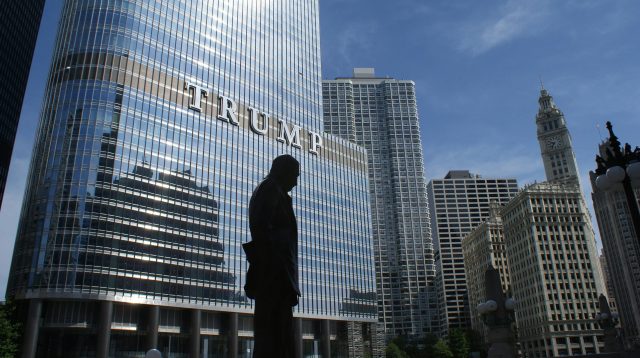 Der Trump Tower in Chicago, USA