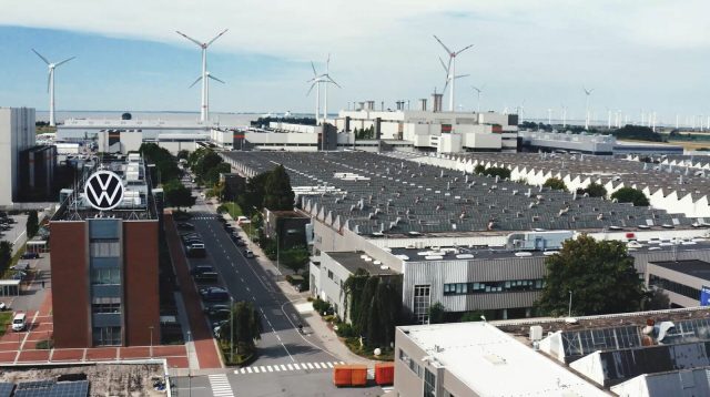 Das VW Werk in Emden, Deutschland