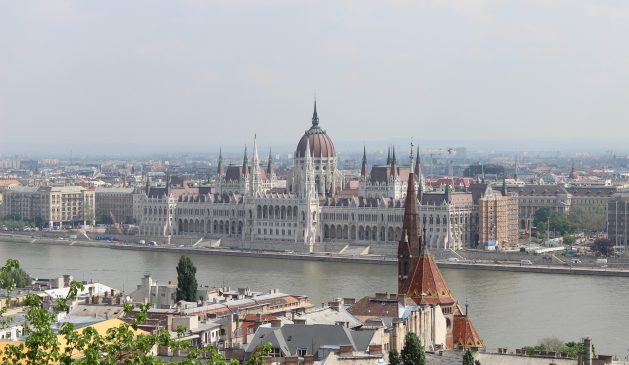 Der Blick auf Budapest, Ungarn