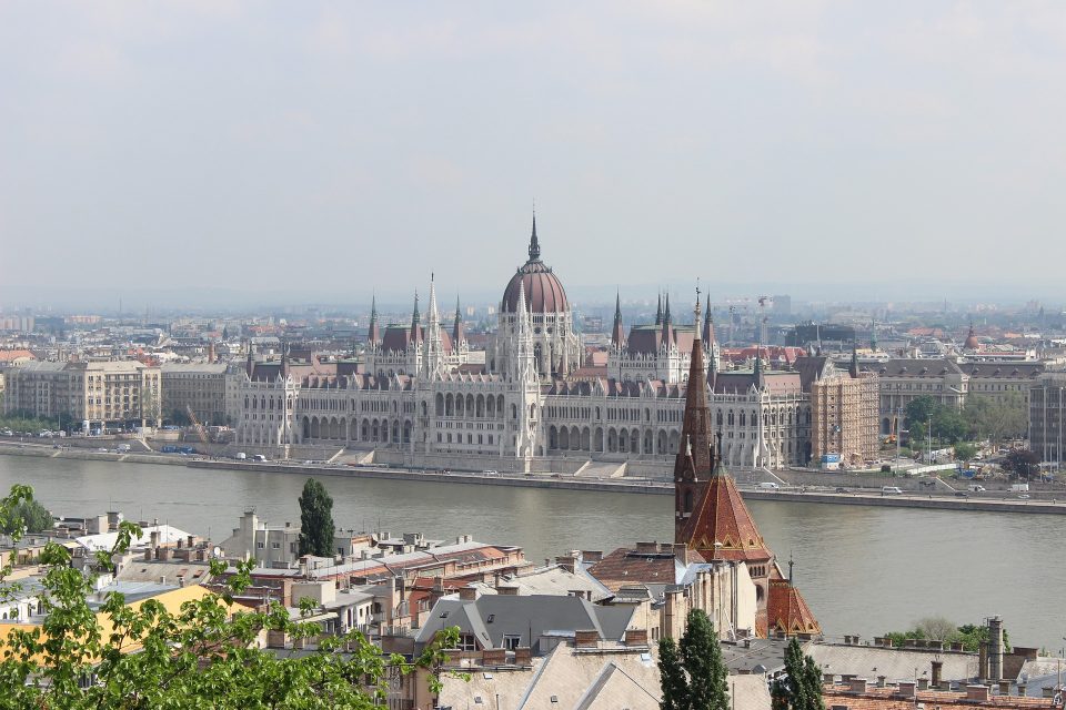 Der Blick auf Budapest, Ungarn