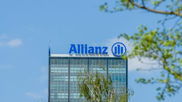 Der Allianzkomplex in Alt-Treptow, Berlin, Deutschland