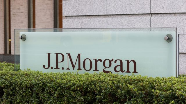 JP Morgan Logo in Tokio, Japan