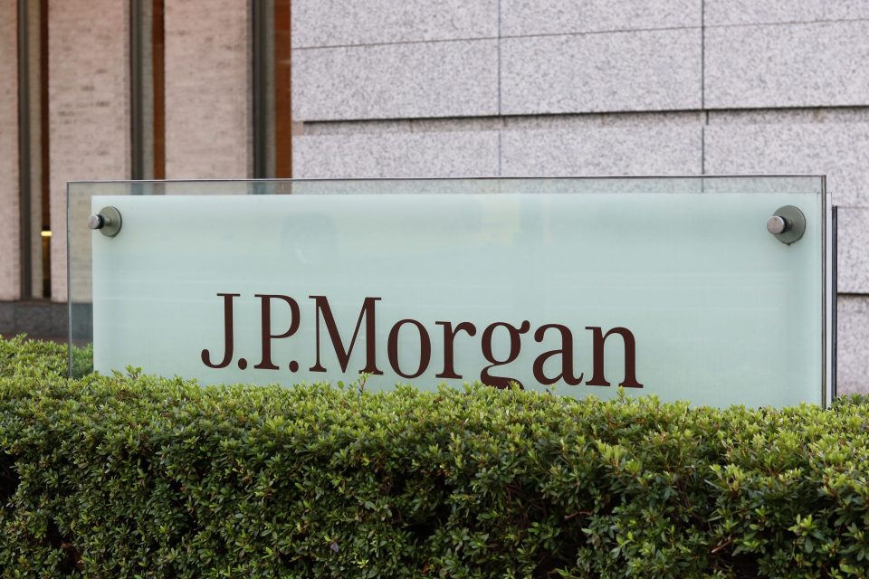 JP Morgan Logo in Tokio, Japan