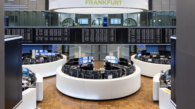 Handelssaal der Frankfurter Börse