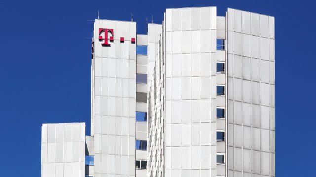 Gebäude und Büro der Deutschen Telekom in Köln, Deutschland