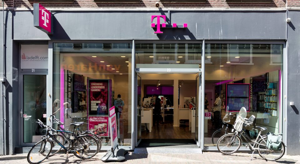 T-Mobile Shop in Delft, Niederlande