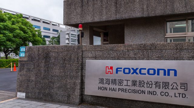 Der Hauptsitz der Foxconn Technology Group in Tucheng, ein Anbieter von Elektronikfertigungsdienstleistungen, auch bekannt als Hon Hai Precision Industry Ltd