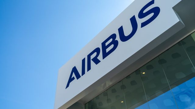 Das Büro der Airbus Group bei einer Ausstellung der ILA Berlin Air Show 2018