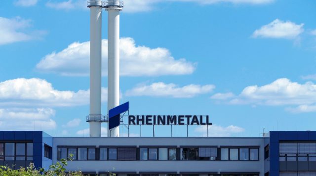 Das Rheinmetall Werk in Neuss, Deutschland