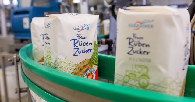 „Feiner Rüben Zucker“-Packungen von Südzucker