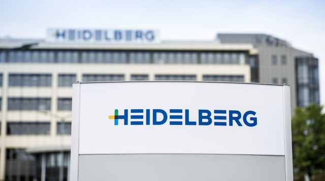 Haupteingang HeidelbergerDruck in Wiesloch