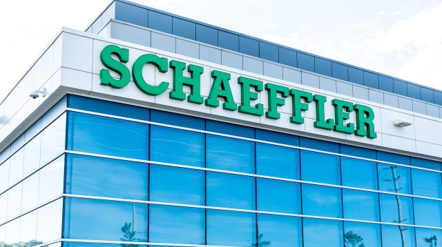 Schaeffler-Schriftzug an den Headquarters