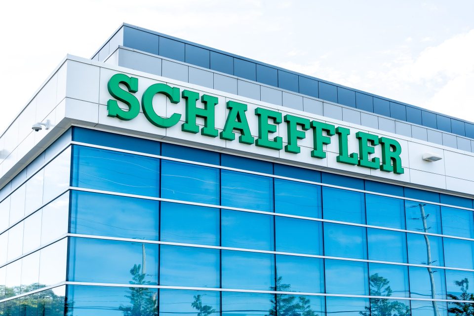 Schaeffler-Schriftzug an den Headquarters