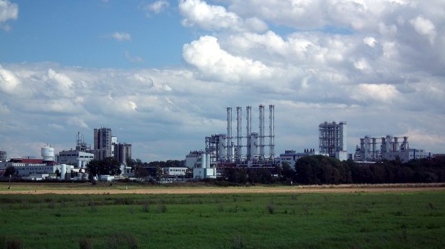 Wacker Chemie AG Werk in Nünchritz, Sachsen