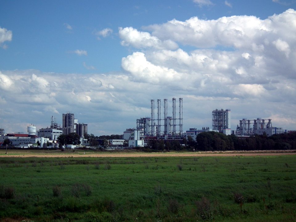 Wacker Chemie AG Werk in Nünchritz, Sachsen