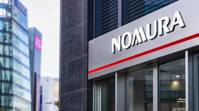 Nomura Holdings Hauptsitz in Nihonbashi, Tokio, Japan