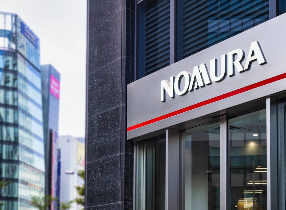 Nomura Holdings Hauptsitz in Nihonbashi, Tokio, Japan