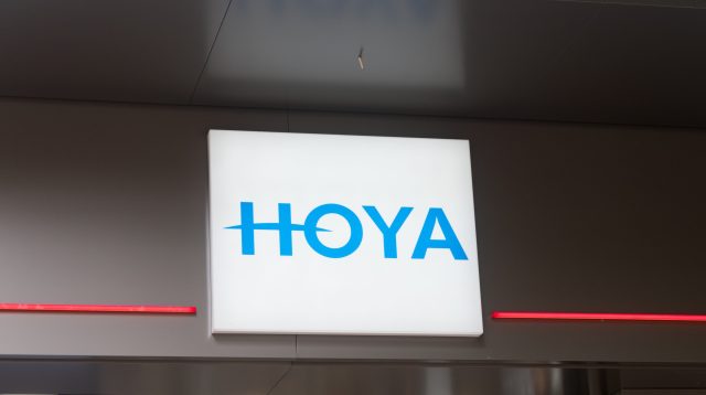 Das Logo der Hoya Corporation