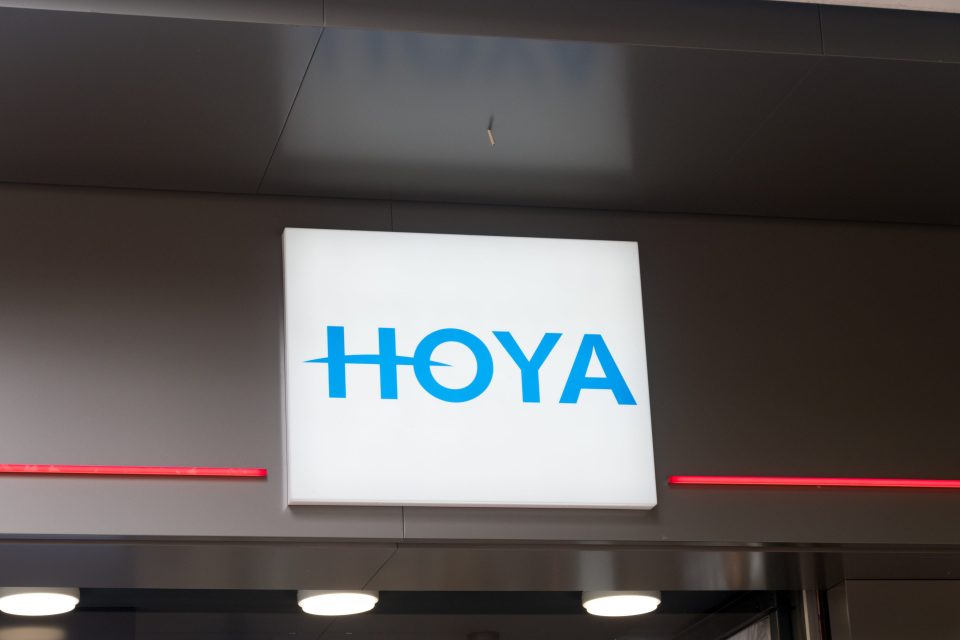 Das Logo der Hoya Corporation