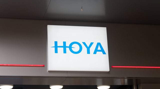 Das Logo der Hoya Corporation