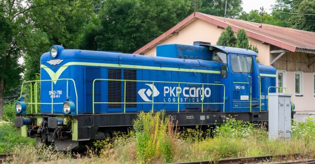 Ein Zug der Firma PKP Cargo