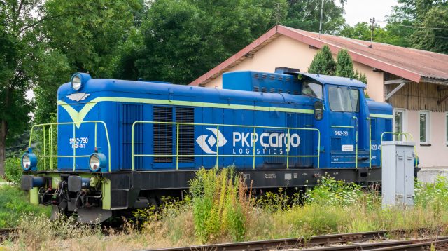 Ein Zug der Firma PKP Cargo