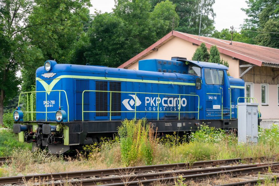 Ein Zug der Firma PKP Cargo