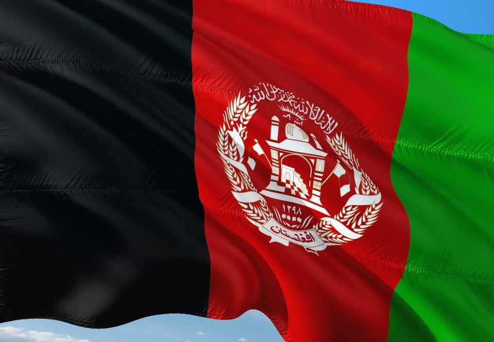 Die Flagge Afghanistans