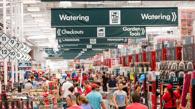 Bunnings ist eine Baumarktkette von Wesfarmers