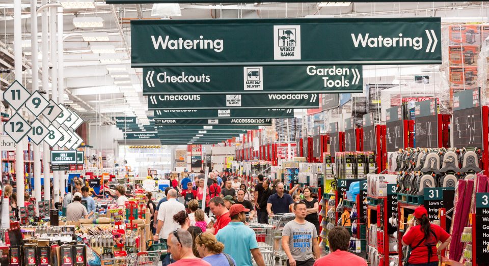 Bunnings ist eine Baumarktkette von Wesfarmers