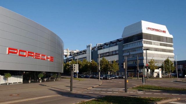 Porsche - Hauptsitz der SE und Werk in Zuffenhausen