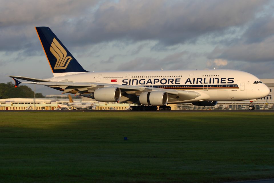 A380 von Singapore Airlines