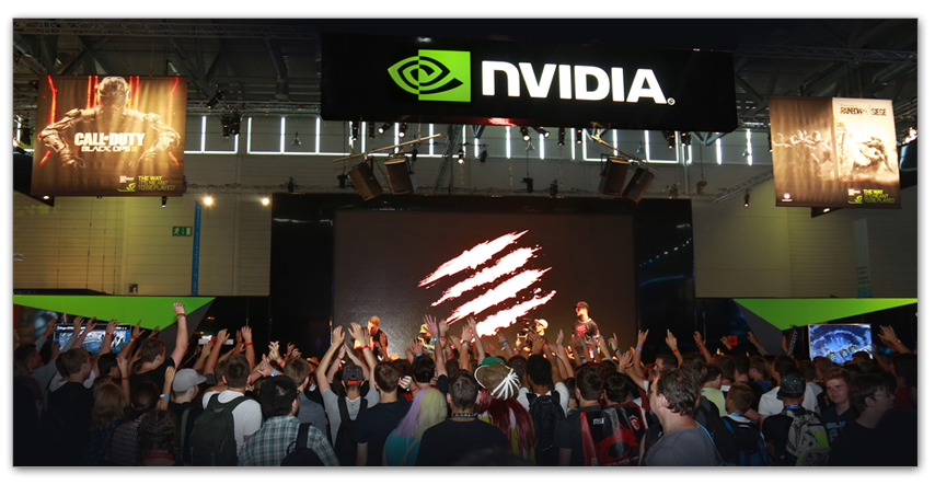 Nvidia als Aussteller auf der Gamescom