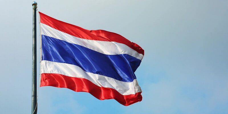 Thailändische Flagge