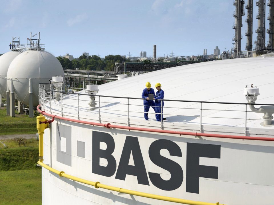 Tanklager der BASF