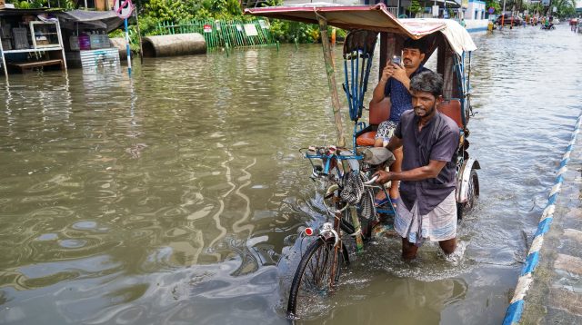 Verheerende Fluten in Südostasien trafen unter anderem auch Indien.