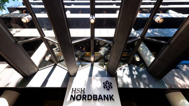 Die HSH Nordbank in Hamburg.