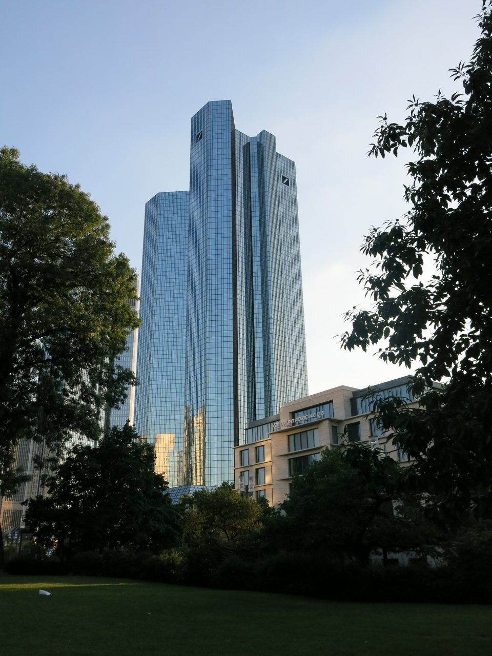 Der Deutsche Bank Tower in Frankfurt am Main