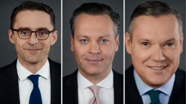 Peter Bujotzek, Nico Fischer und Otto Haberstock